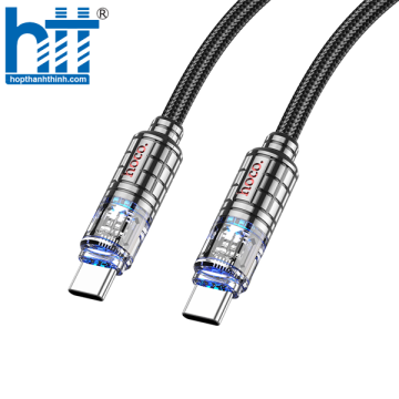 Cáp dữ liệu sạc U122 Lantern Transparent Discovery Edition 60W Type-C sang Type-C