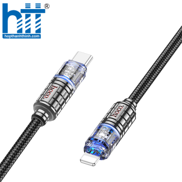 Cáp dữ liệu sạc PD U122 Lantern Transparent Discovery Edition iP