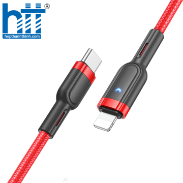 Cáp sạc nhanh tự ngắt thông minh U117 Type-C to IP