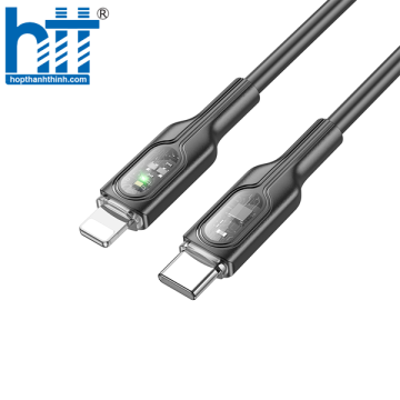 Cáp sạc nhanh tự ngắt 27W Type-C to IP U120