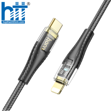 Cáp dữ liệu sạc PD phiên bản trong suốt U121 Gold tiêu chuẩn