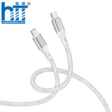 Cáp dữ liệu sạc silicon X98 Crystal ice 60W Type-C đến Type-C