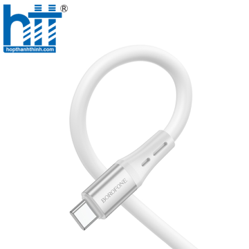 Cáp dữ liệu sạc silicon BX88 Solid 60W cho Type-C đến Type-C