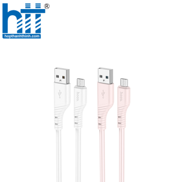 Cáp dữ liệu sạc silicon màu pha lê X97 Micro