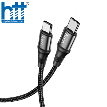 Cáp dữ liệu sạc X50 Type-C sang Type-C Exquisito 100W 1M