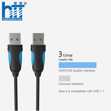 Cáp USB 2.0 M/M dài 3M Vention Model : VAS-A06-S300-N