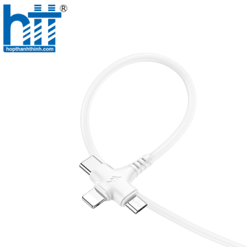 Cáp sạc 3 trong 1 X77 Jewel Type-C to iP/Micro/Type-C