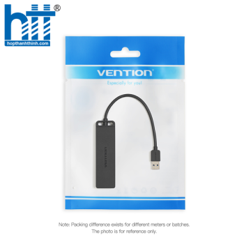 Bộ chia Hub USB3.0 sang 4 cổng With Power Vention CHLBD (0.5M) 5Gbps