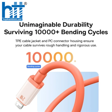 Cáp Sạc Nhanh Baseus 0℃ Series Fast Charging Data Cable USB to iP 2.4A 2M