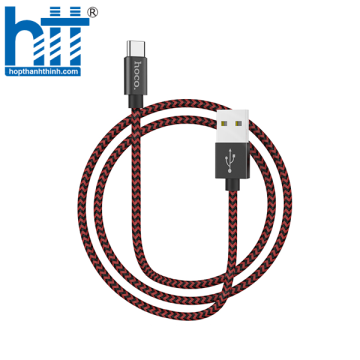 Cáp sạc và truyền dữ liệu Hoco X14 Max cổng Type-C dây dù điện áp max 3A dài 2M