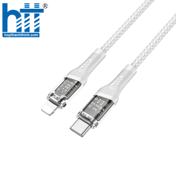 Cáp sạc PD phiên bản trong suốt U111 iP