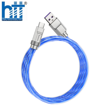 Cáp sạc U113 silicone TYPE C 100W (Xanh)