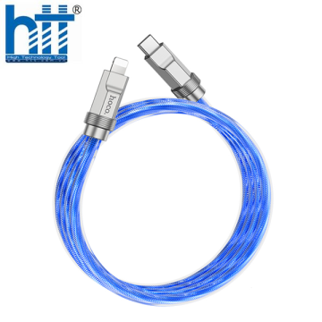 Cáp sạc U113 silicone PD TYPE C - IPHONE (Xanh)