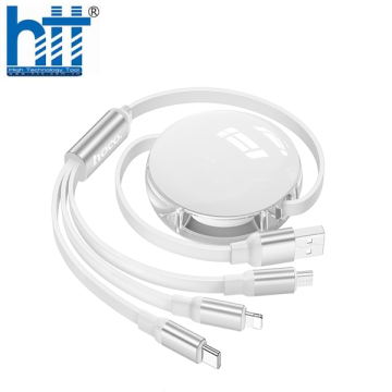 Cáp Sạc Hoco X78 3in1 USB (Màu Trắng)