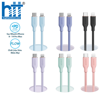 Cáp Type C to Lightning Anker PowerLine III Flow dài 0.9M A86626V1
