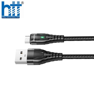 Cáp Sạc Nhanh Báo Đèn Hoco ME3 Type-C 1M 3A (Đen)