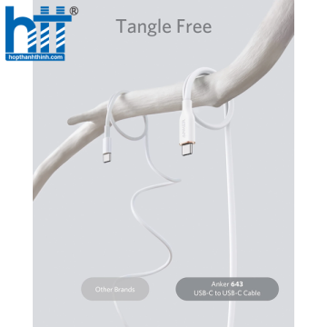 Cáp Type C to Type C Anker 643 Flow 100W dài 0.9m - A8552631