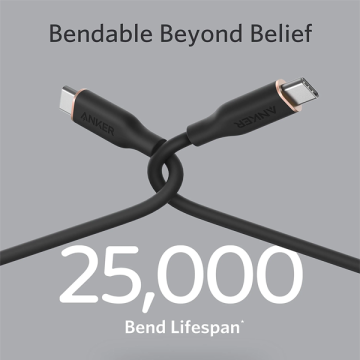 Cáp Type C to Type C Anker 643 Flow 100W dài 0.9m - A85526Q1