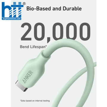 Cáp Type C to Type C Anker 544 dài 1.8m (Bio-Based) - A80F2H11