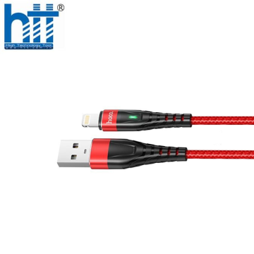 Cáp Sạc Nhanh Hoco ME3 Lightning 2M 3A (Đỏ)