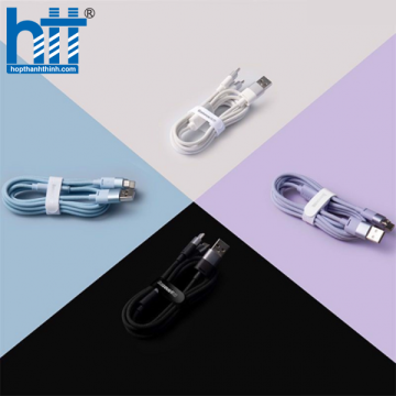 Cáp sạc đa năng 3 trong 1 dài 1.2m Baseus CAXS000017 màu xanh dương
