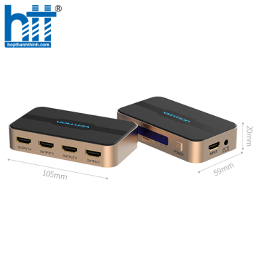 Bộ chia HDMI 1 ra 4 Vention Model: ACCG0