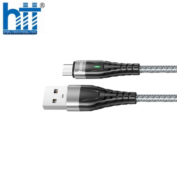 Cáp Sạc Nhanh Hoco ME3 Micro 2M 3A (Xám)