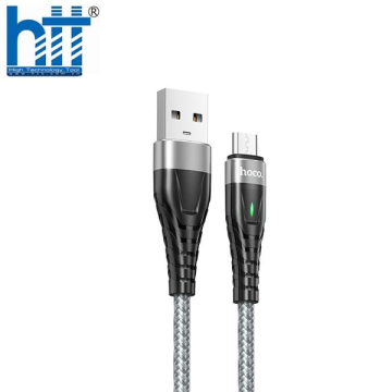 Cáp Sạc Nhanh Hoco ME3 Micro 2M 3A (Xám)