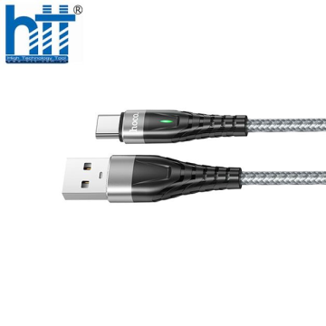 Cáp Sạc Nhanh Hoco ME3 Type-C 2M 3A (Xám)