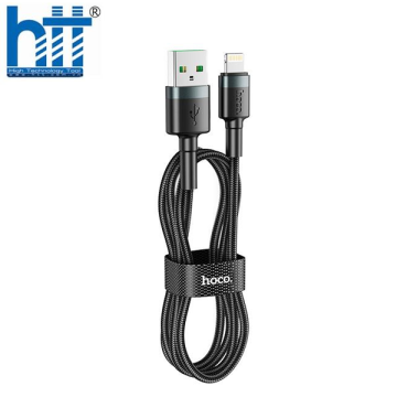 Cáp Sạc Nhanh Hoco ME5 Lightning 1M 3A (Đen)