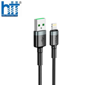 Cáp Sạc Nhanh Hoco ME5 Lightning 1M 3A (Đen)