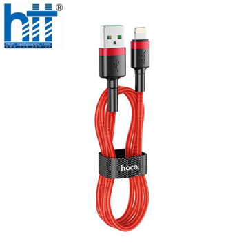 Cáp Sạc Nhanh Hoco ME5 Lightning 1M 3A (Đỏ)