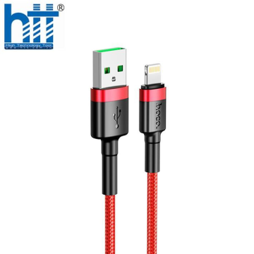 Cáp Sạc Nhanh Hoco ME5 Lightning 1M 3A (Đỏ)
