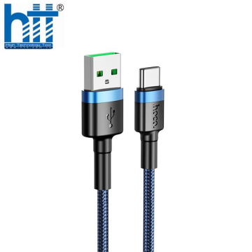 Cáp Sạc Nhanh Hoco ME5 Type-C 1M 3A (Xanh)