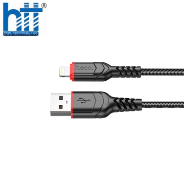 Cáp Sạc Nhanh Hoco X59 Lightning 2m 2.4A (Đen)