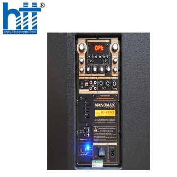Loa Kéo Nanomax K-180 Bass 40cm 820w Lưới Xám Karaoke Bluetooth