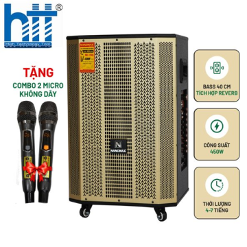 Loa Kéo Nanomax SK-15Q1 Bass 40cm 450w Karaoke Bluetooth