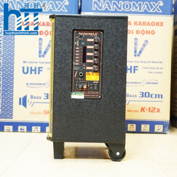 Loa Kéo Mini Nanomax S-8C Bass 20cm 50w Karaoke Bluetooth