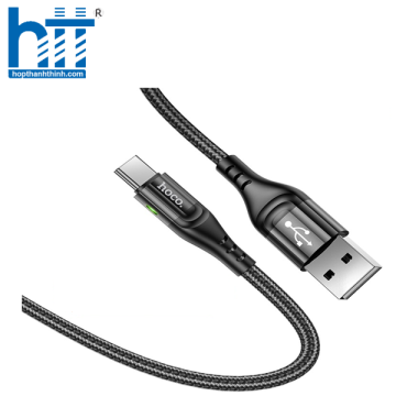  Cáp Sạc Báo Đèn ME10 Type-C 1M 3A (Đen)