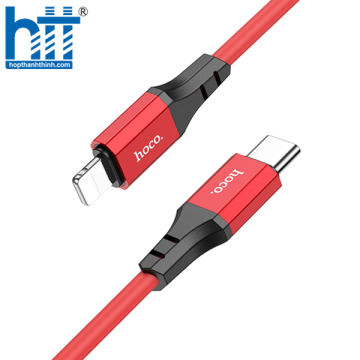 Cáp dữ liệu sạc silicon X86 PD (Đỏ)