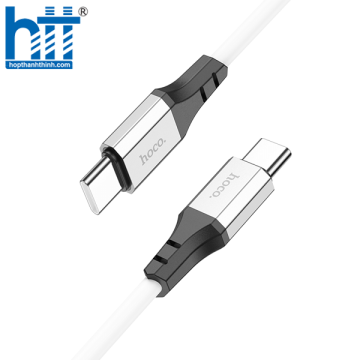 Cáp Dữ Liệu Sạc Silicon X86 Type-C đến Type-C Spear 60W (Trắng)