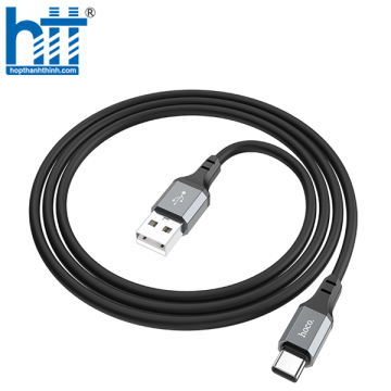 Cáp X86 Type-C Spear silicone charging data cable 1M, 3A (Đen)