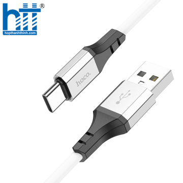 Cáp X86 Type-C Spear silicone charging data cable 1M, 3A (Trắng)