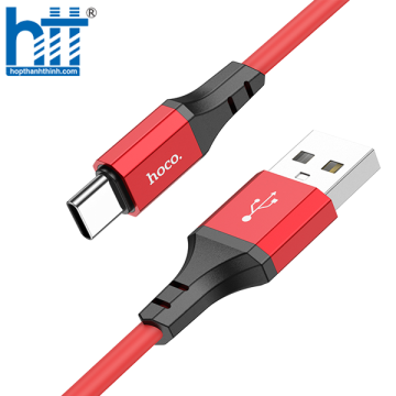 Cáp X86 Type-C Spear silicone charging data cable 1M, 3A (Đỏ)