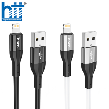 CÁP SẠC X72 Creator silicone charging data cable for Lightning 1M, 2.4A (Trắng)