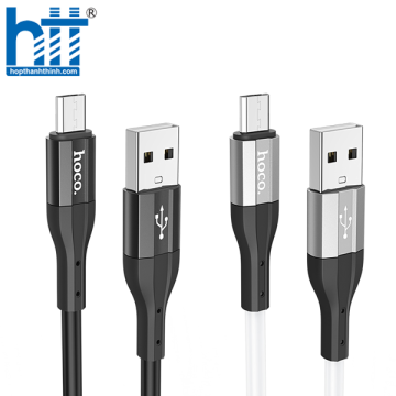 Cáp Sạc X72 Creator silicone charging data cable for Micro, 1M, 2.4A (Trắng)