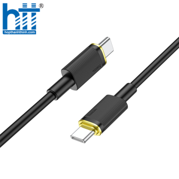 CÁP SẠC U109 Type-C to Type-C 100W charging data cable 1.2M, 100W 20V/5A, 3A (Đen)