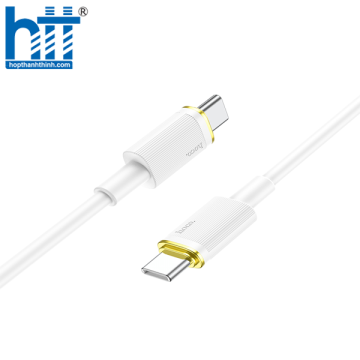CÁP SẠC U109 Type-C to Type-C 100W charging data cable 1.2M, 100W 20V/5A, 3A (Trắng)