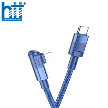 CÁP SẠC U108 Lightning PD charging data cable 1.2M, PD20W (Xanh)