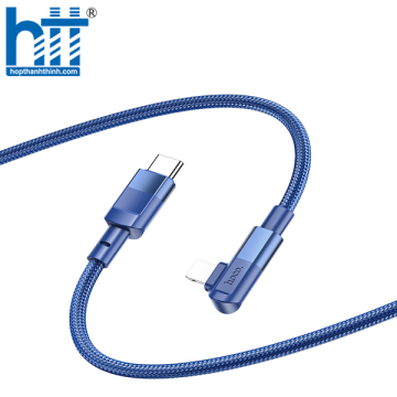 CÁP SẠC U108 Lightning PD charging data cable 1.2M, PD20W (Xanh)